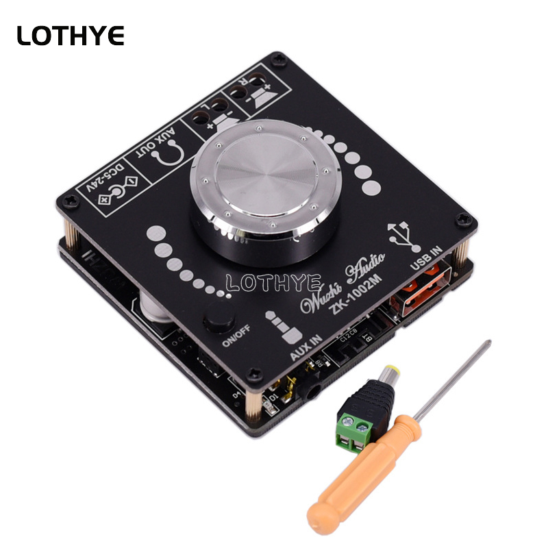 Home Cinema Equipment - Bluetooth 5.0 100W+100W Power Audio Amplifier