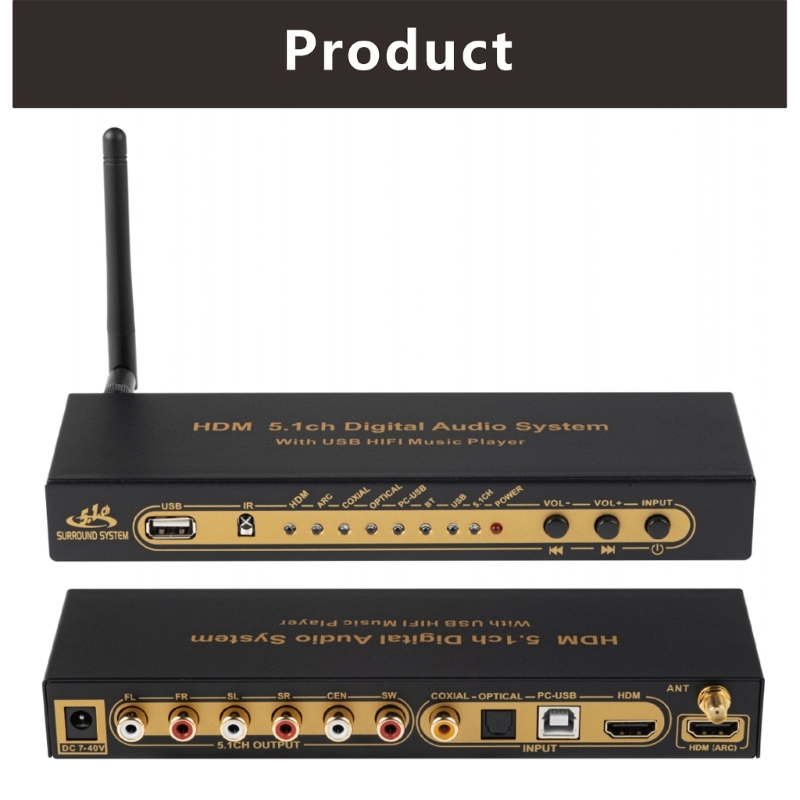 Surround Sound Decoder - Immersive Surround Sound UD851B 5.1 Decoders