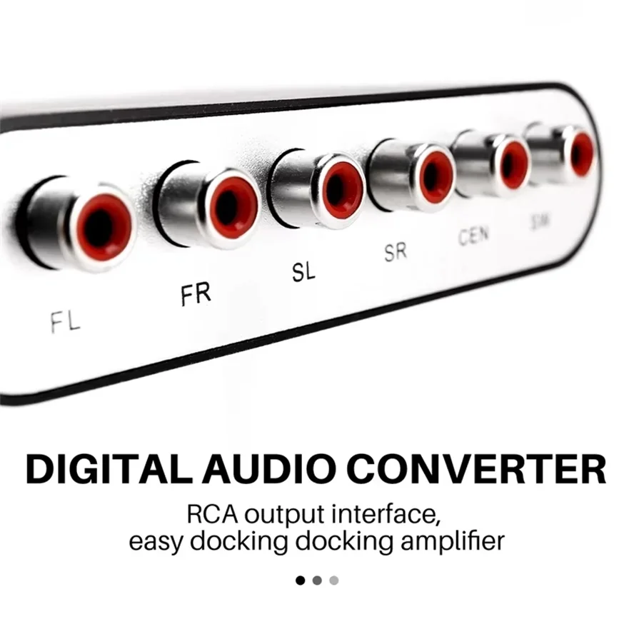 Surround Sound Decoder - Digital to Analog 5.1 Audio Decoder