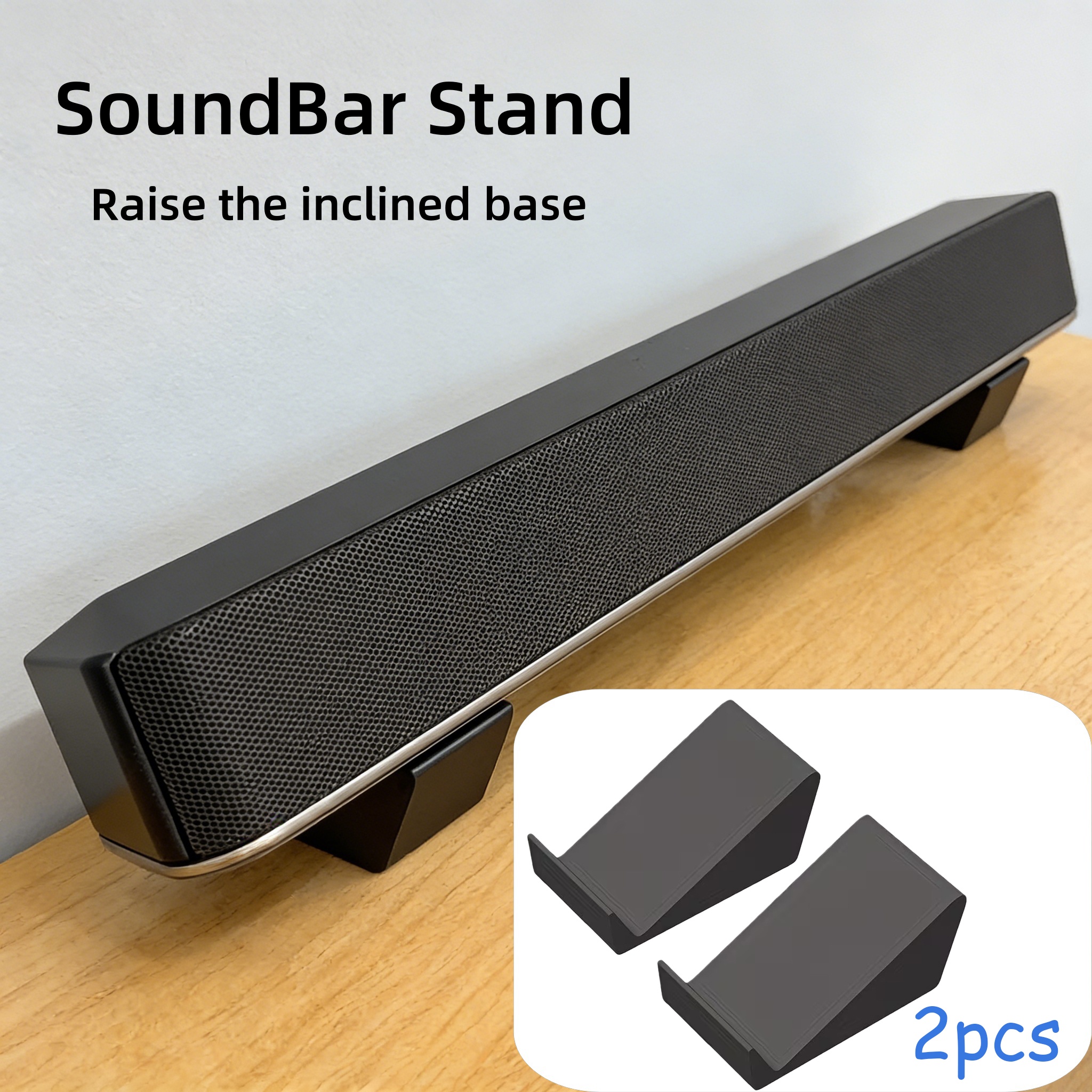 Home Cinema Equipment - 2pcs Universal SoundBar Stand Bases,Compatible with