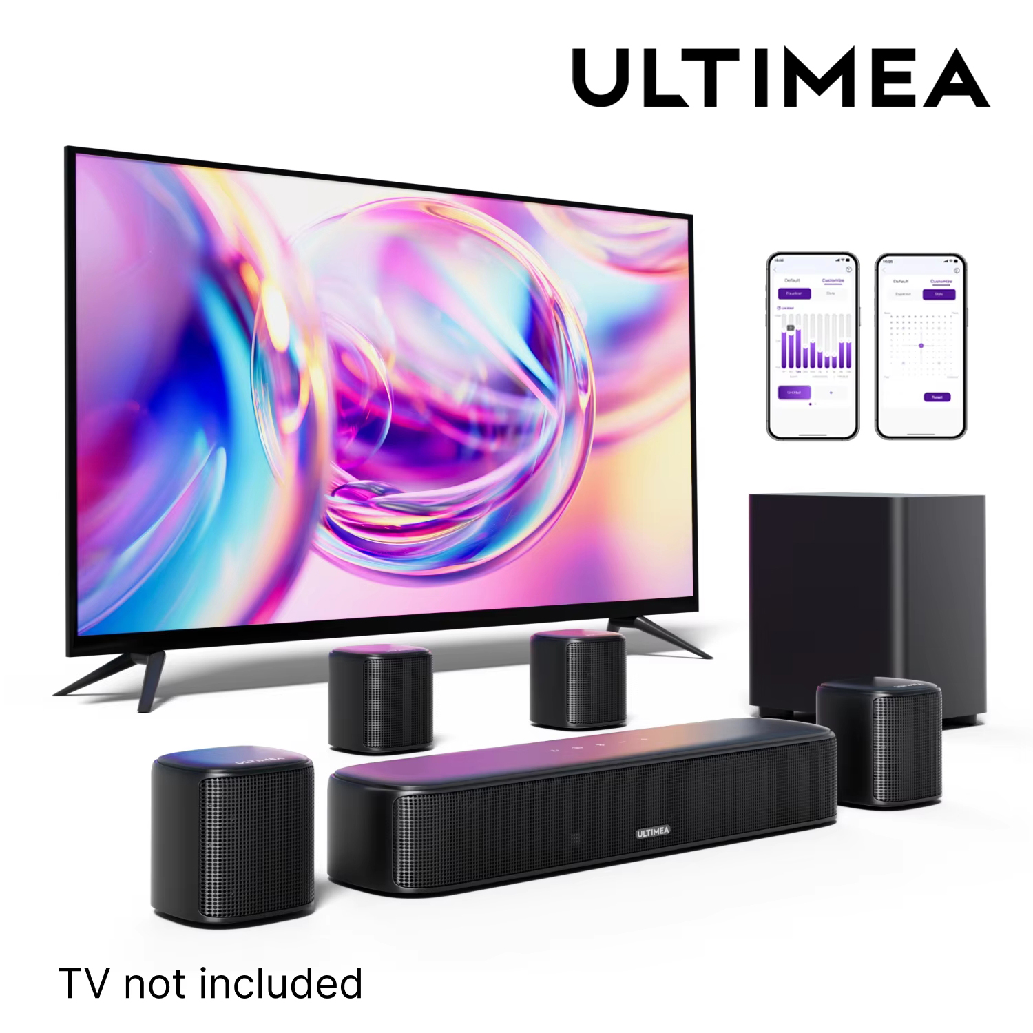 Home Cinema Dolby Atmos - ULTIMEA 7.1 Channel Sound Bar System