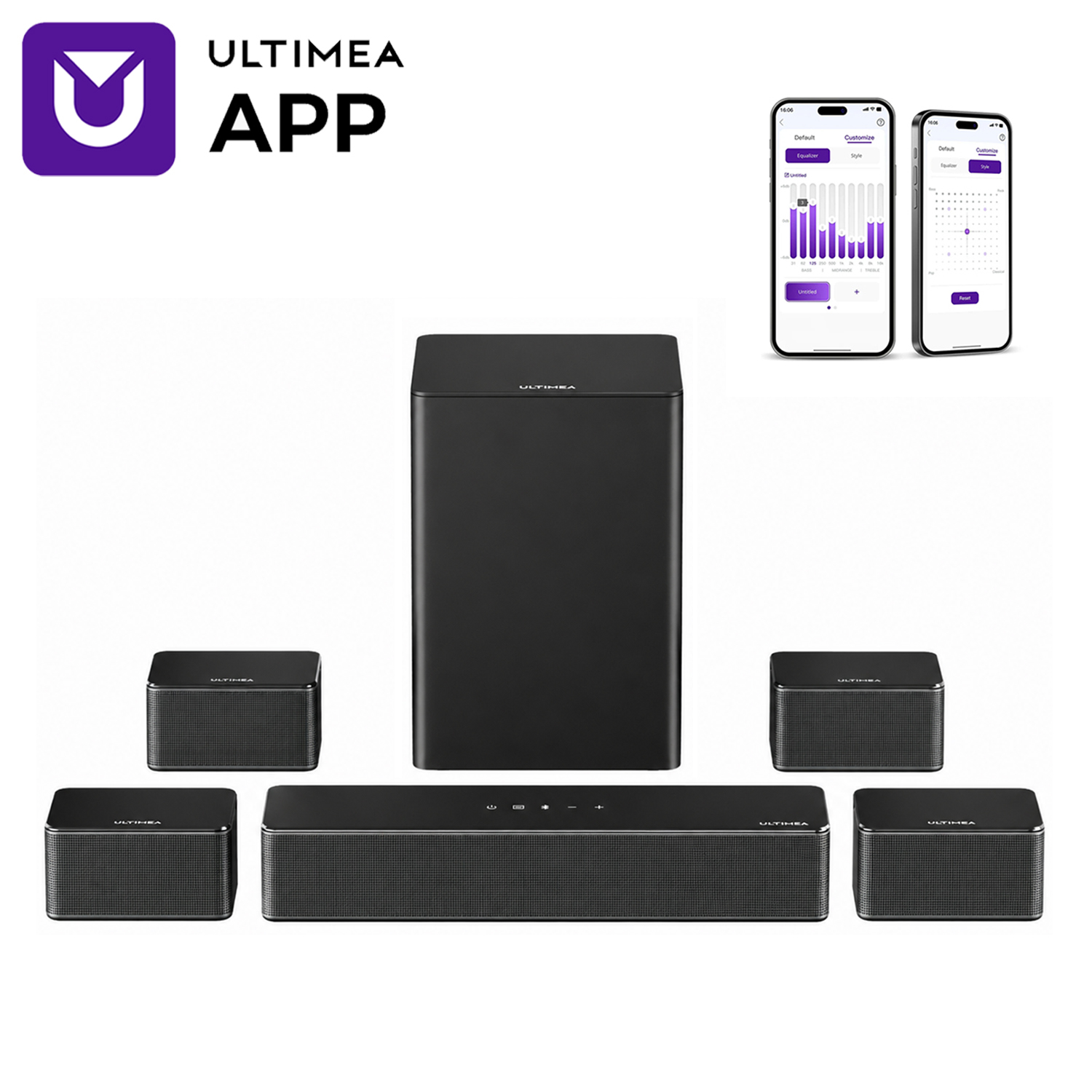 Home Cinema Dolby Atmos - ULTIMEA 7.1 Surround Sound System Sound