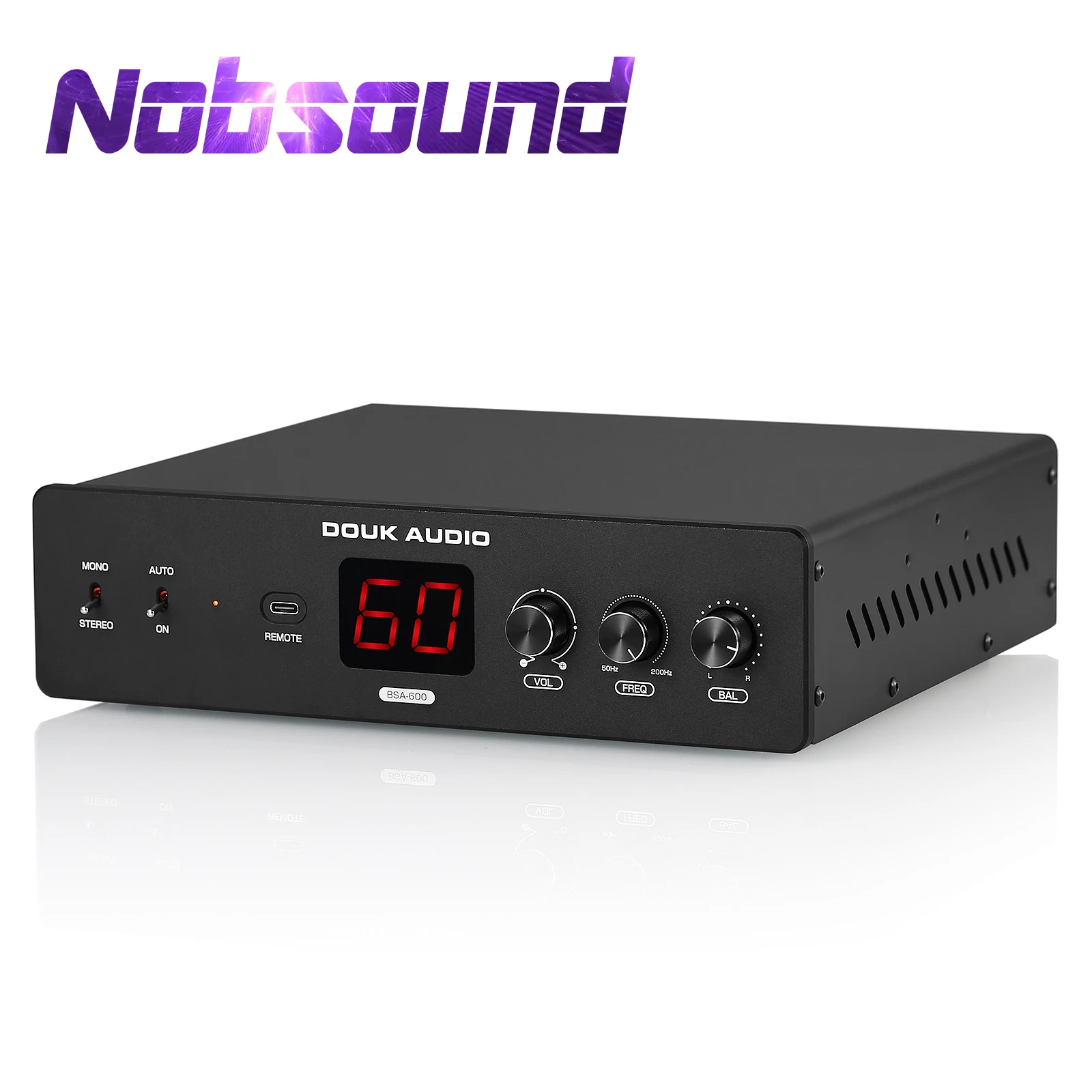 Home Cinema Dolby Atmos - Nobsound BSA-600 230W Bridge Stereo/Mono Bass