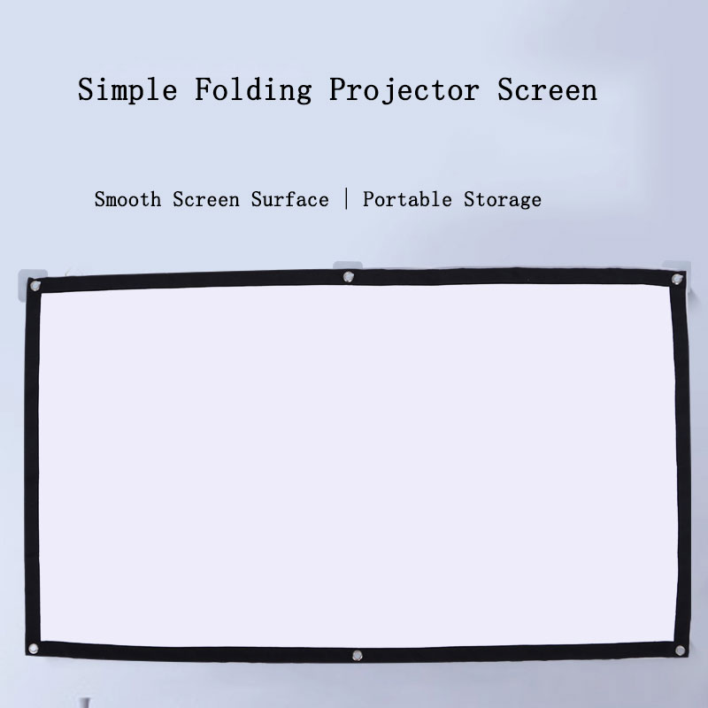 Thinyou Oxford Fabric Projecti - Projector Screen 100 Inch recension och pris