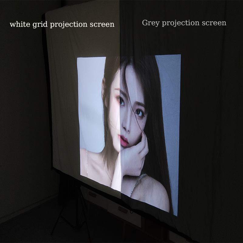 ZHNUWIE Projector Screen White - Projector Screen 100 Inch recension och pris