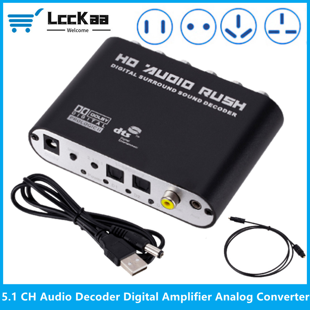 5.1 CH Audio Decoder Amplifier - Surround Sound Decoder recension och pris