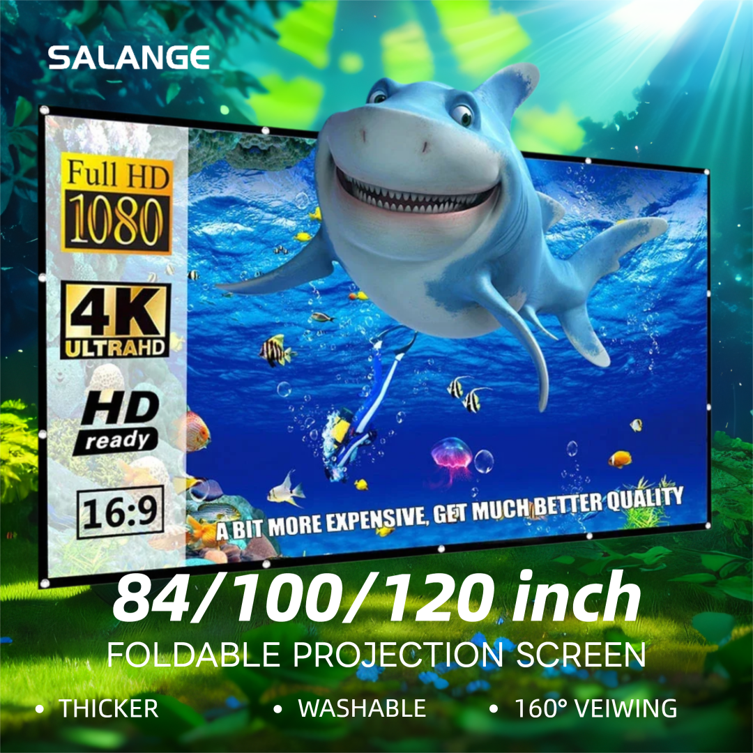 Salange Projector Screen 100 i - Projector Screen 100 Inch recension och pris