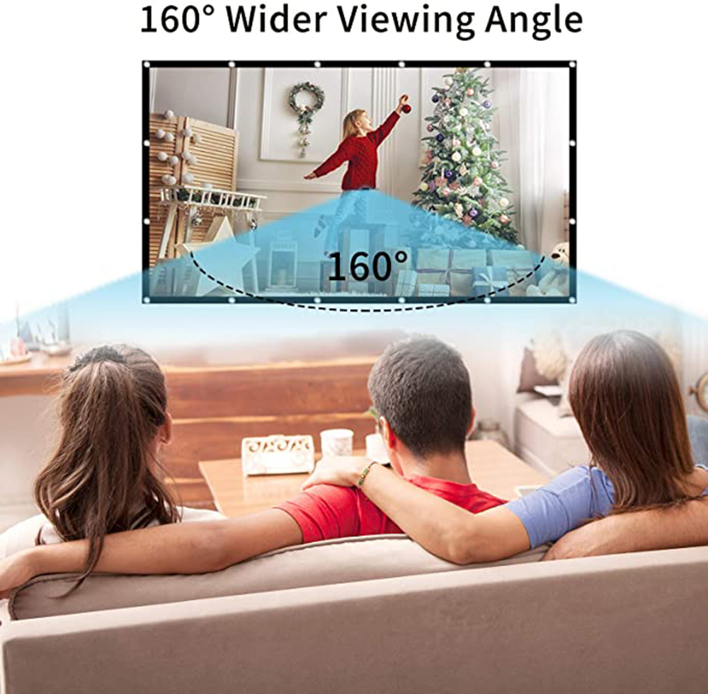 Portable Projector Screen 60/7 - Projector Screen 100 Inch recension och pris