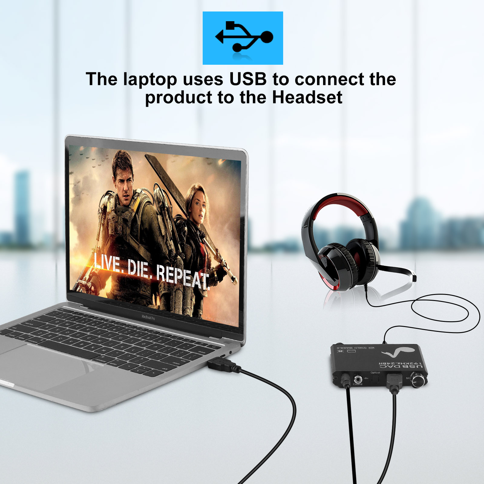 USB DAC 192kHz 24Bit Digital t - Surround Sound Decoder recension och pris