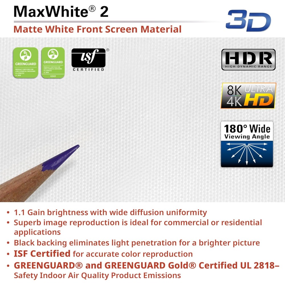 US Shipping Manual B 100 Inch  - Projector Screen 100 Inch recension och pris