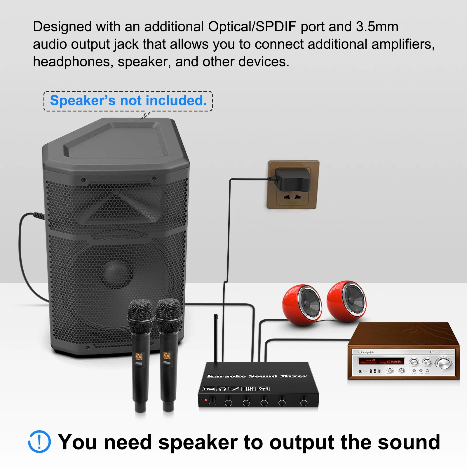 HDMI Karaoke Player Mixer Home - Home Cinema Equipment recension och pris