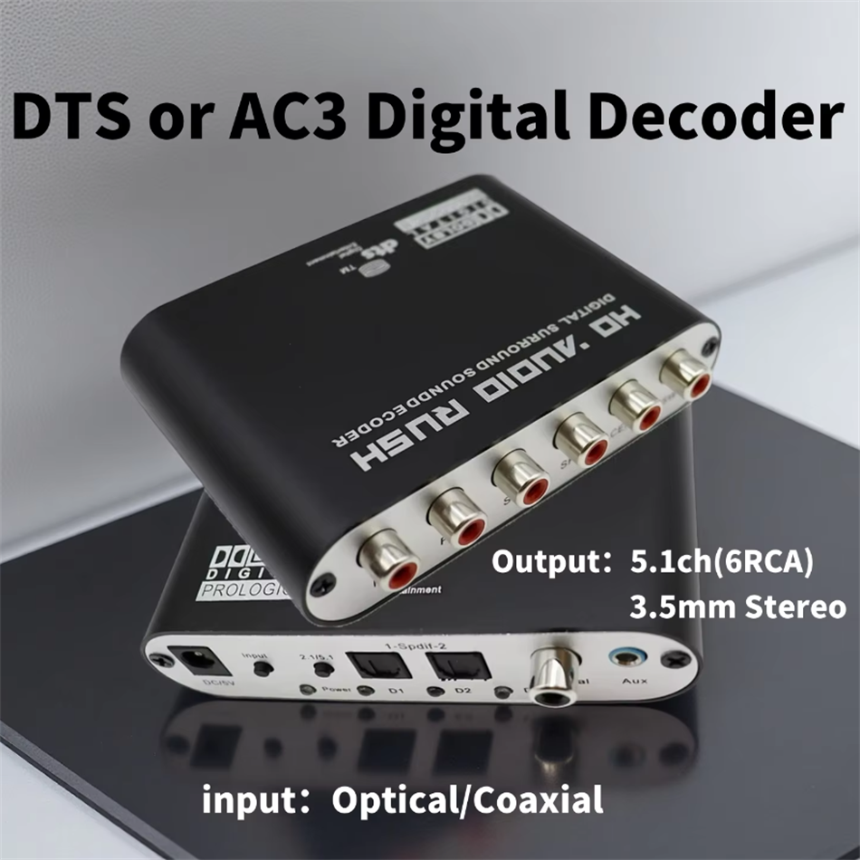 Digital to Analog 5.1 Audio De - Surround Sound Decoder recension och pris