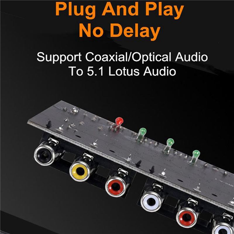 Hot-2X DAC Module 5.1 Channel  - Surround Sound Decoder recension och pris