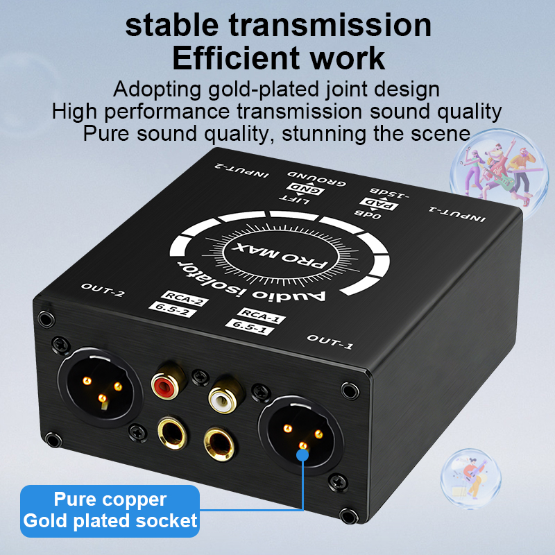 3Pin XLR/RCA/TS/TRS Ground Loo - Home Cinema Equipment recension och pris