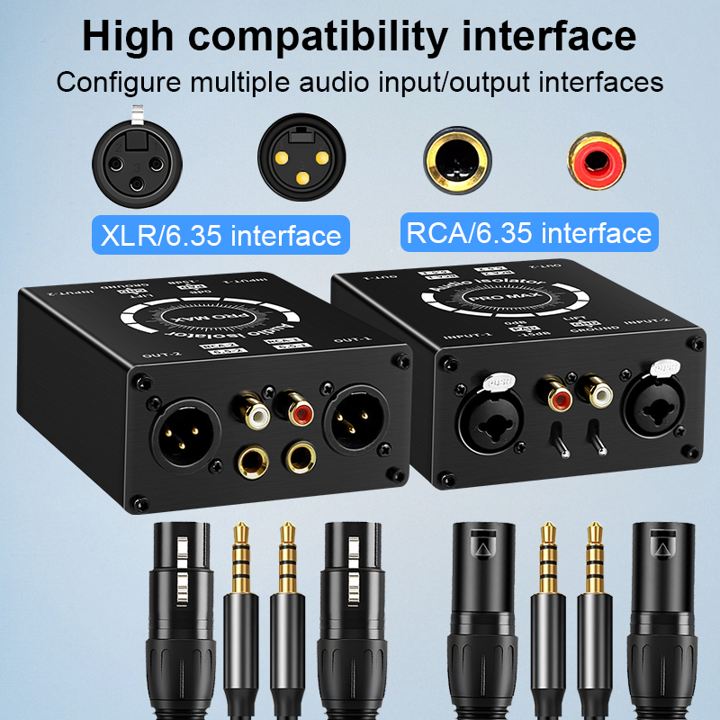 3Pin XLR/RCA/TS/TRS Ground Loo - Home Cinema Equipment recension och pris