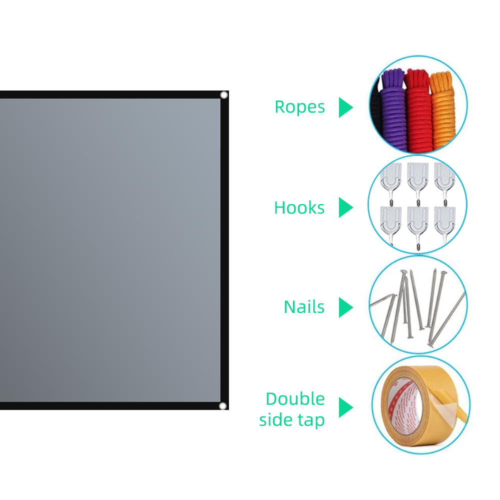 Salange Projector Screen 72 84 - Projector Screen 100 Inch recension och pris
