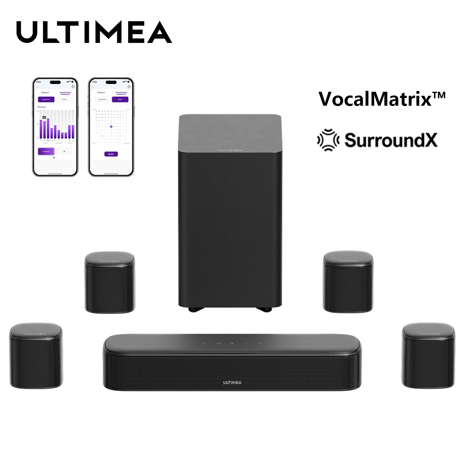 ULTIMEA 7.1ch Sound Bar with S - Home Cinema Dolby Atmos recension och pris