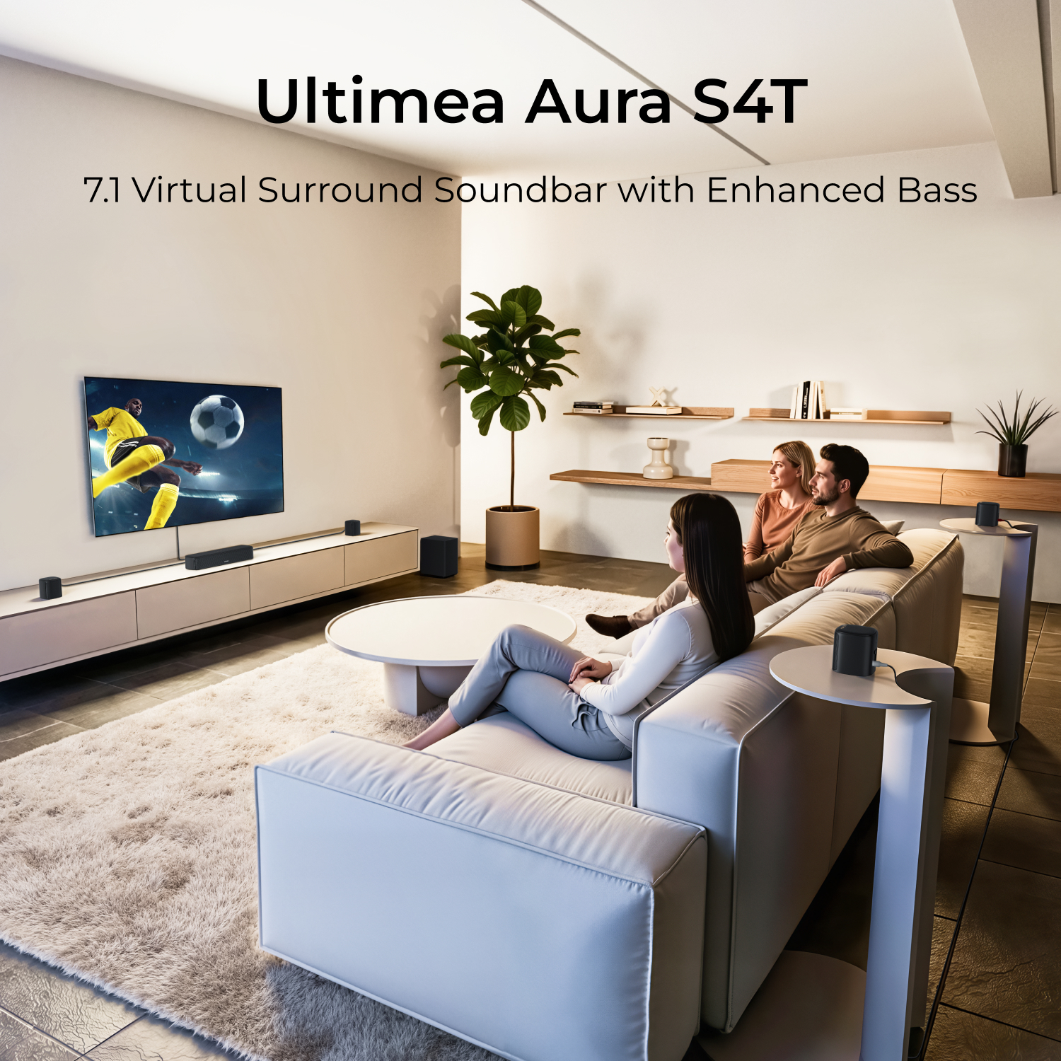 ULTIMEA 7.1ch Sound Bar with S - Home Cinema Dolby Atmos recension och pris