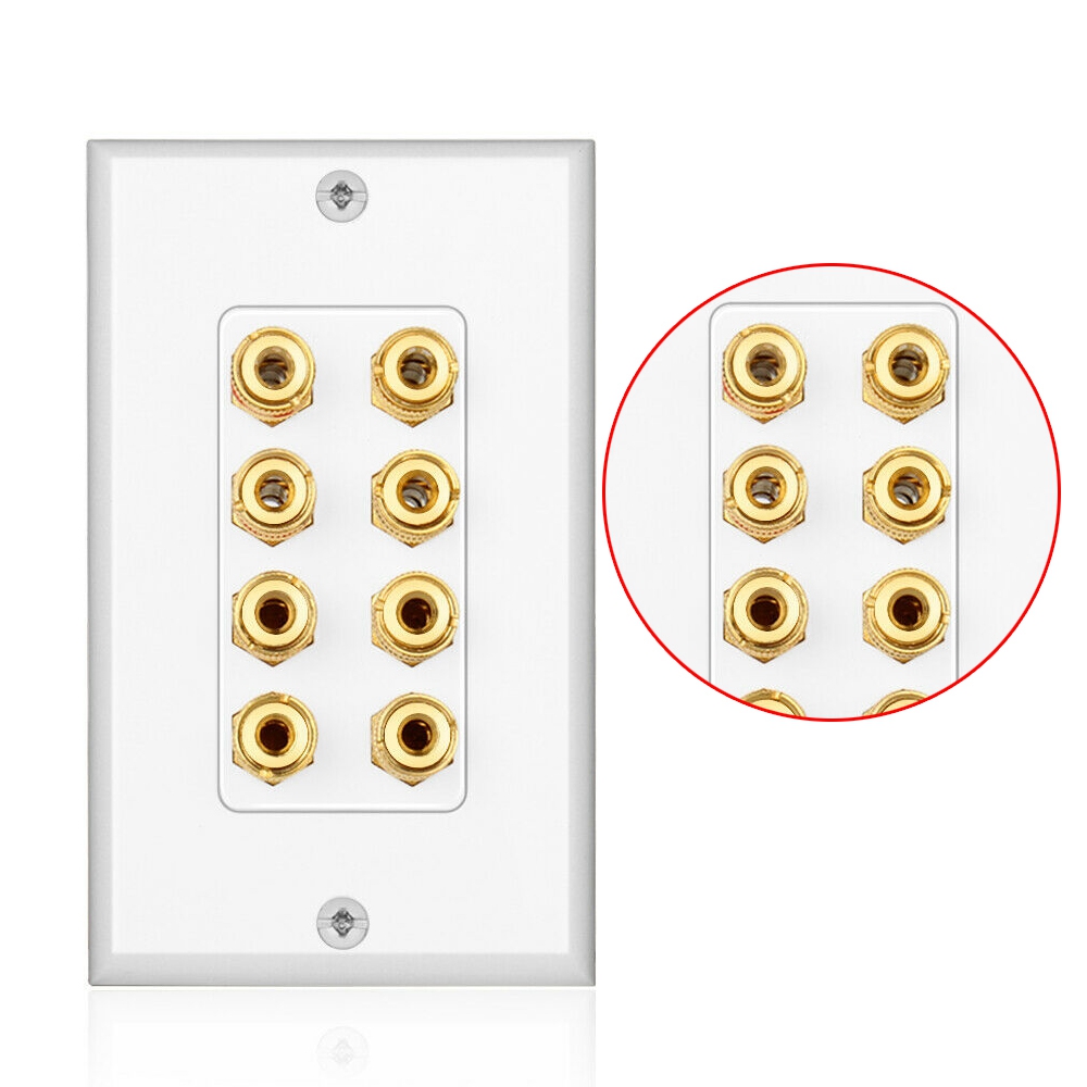 A68Z 8 Posts Speaker Wall Plat - Home Cinema Equipment recension och pris