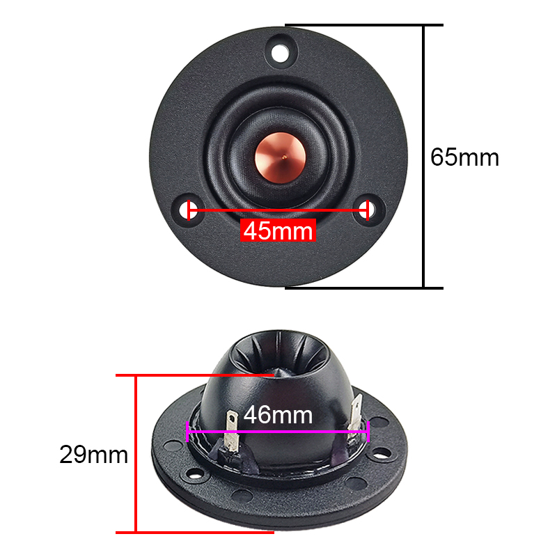 GHXAMP 2 Inch 65mm Dome Tweete - Home Cinema Equipment recension och pris