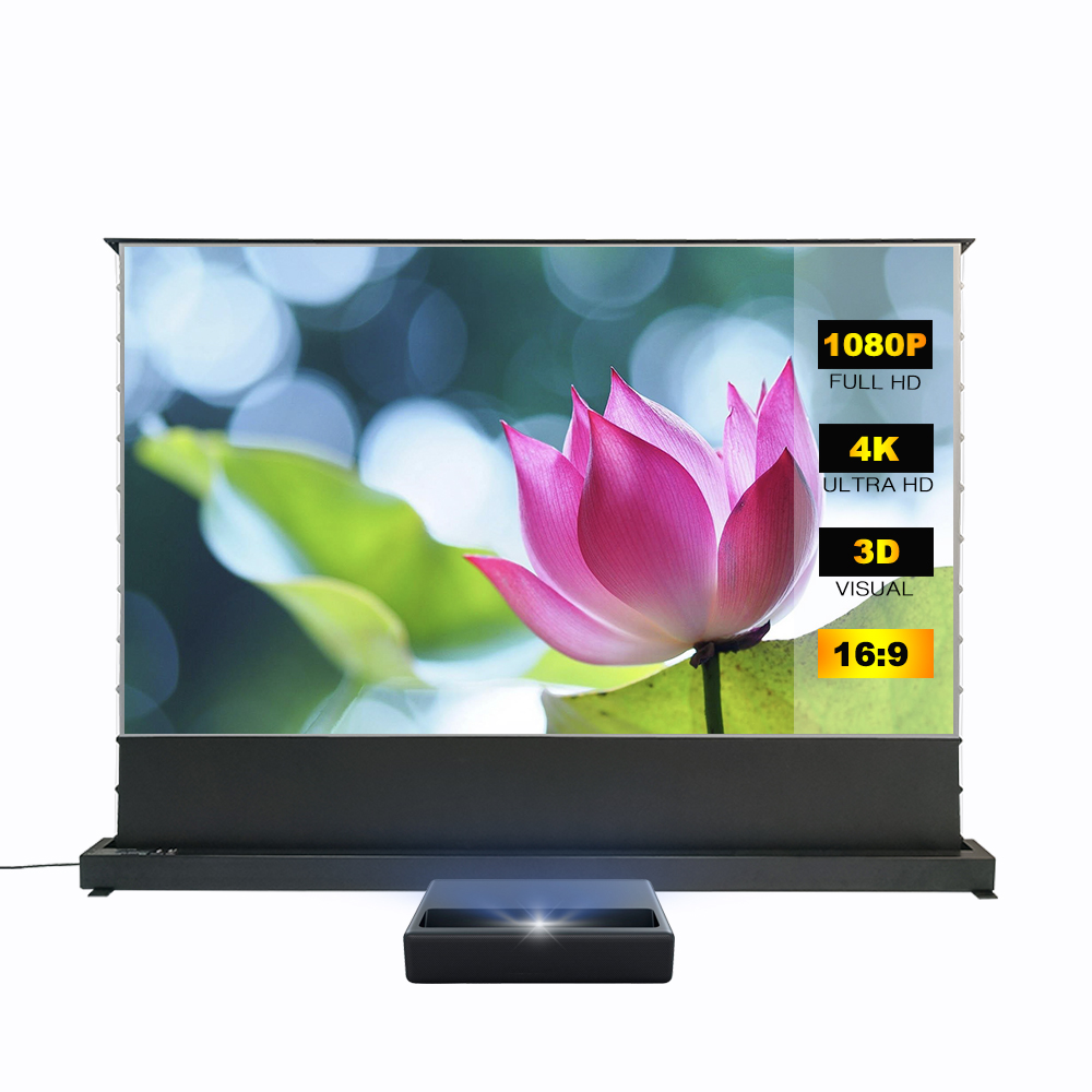 100 Inch 4K HD Laser TV Projec - Projector Screen 100 Inch recension och pris