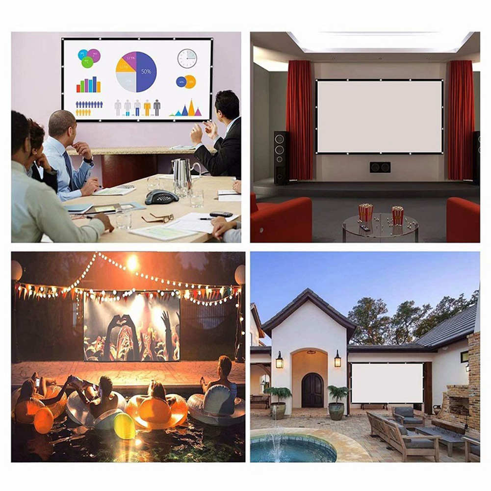 Portable Projector Screen Simp - Projector Screen 100 Inch recension och pris