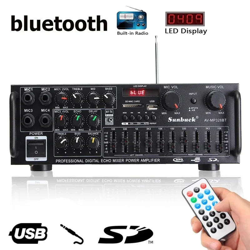 2000W bluetooth Audio Power Am - Home Cinema Dolby Atmos recension och pris