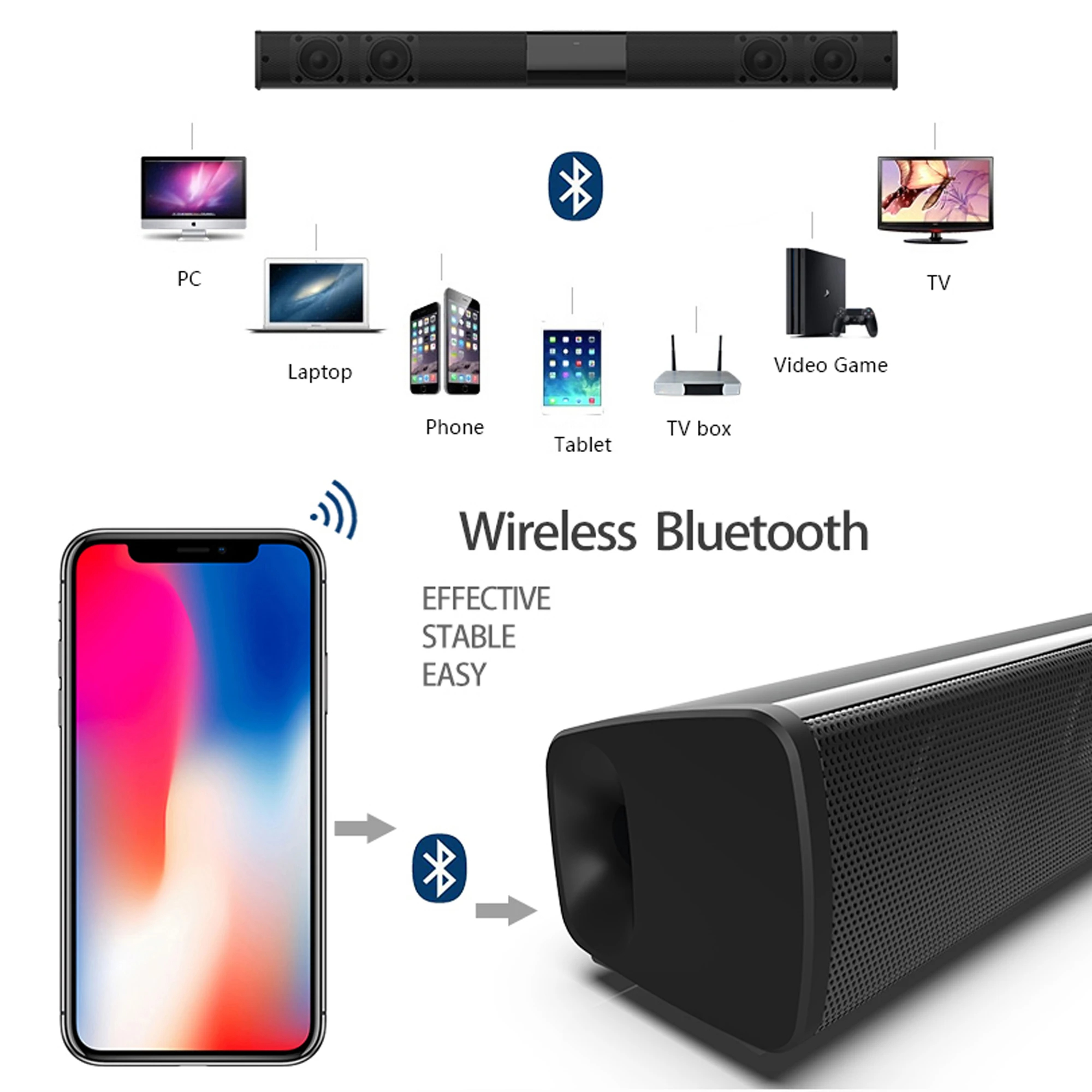 3DHome Theater Sound System Bl - Home Cinema Speaker System recension och pris