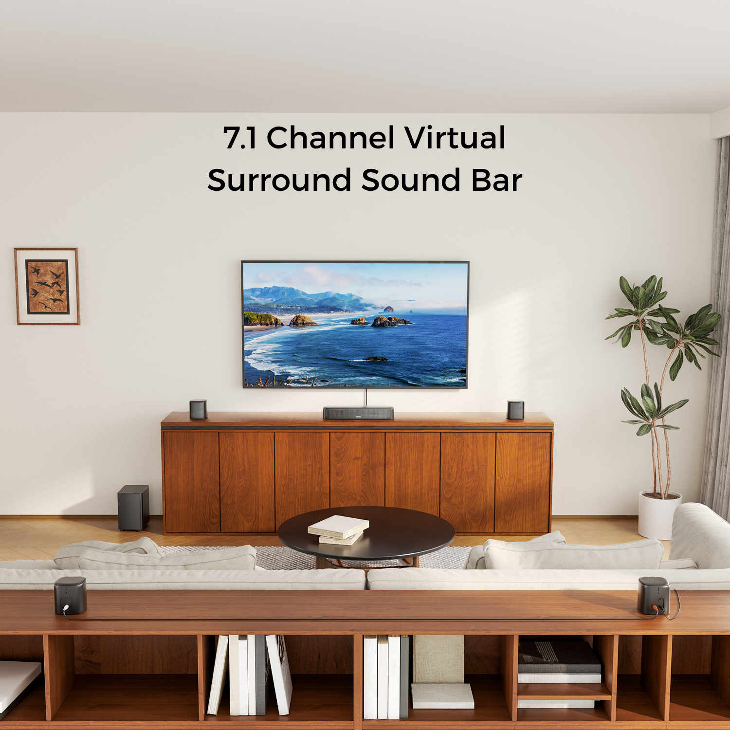 ULTIMEA 7.1 Channel Sound Bar  - Home Cinema Dolby Atmos recension och pris