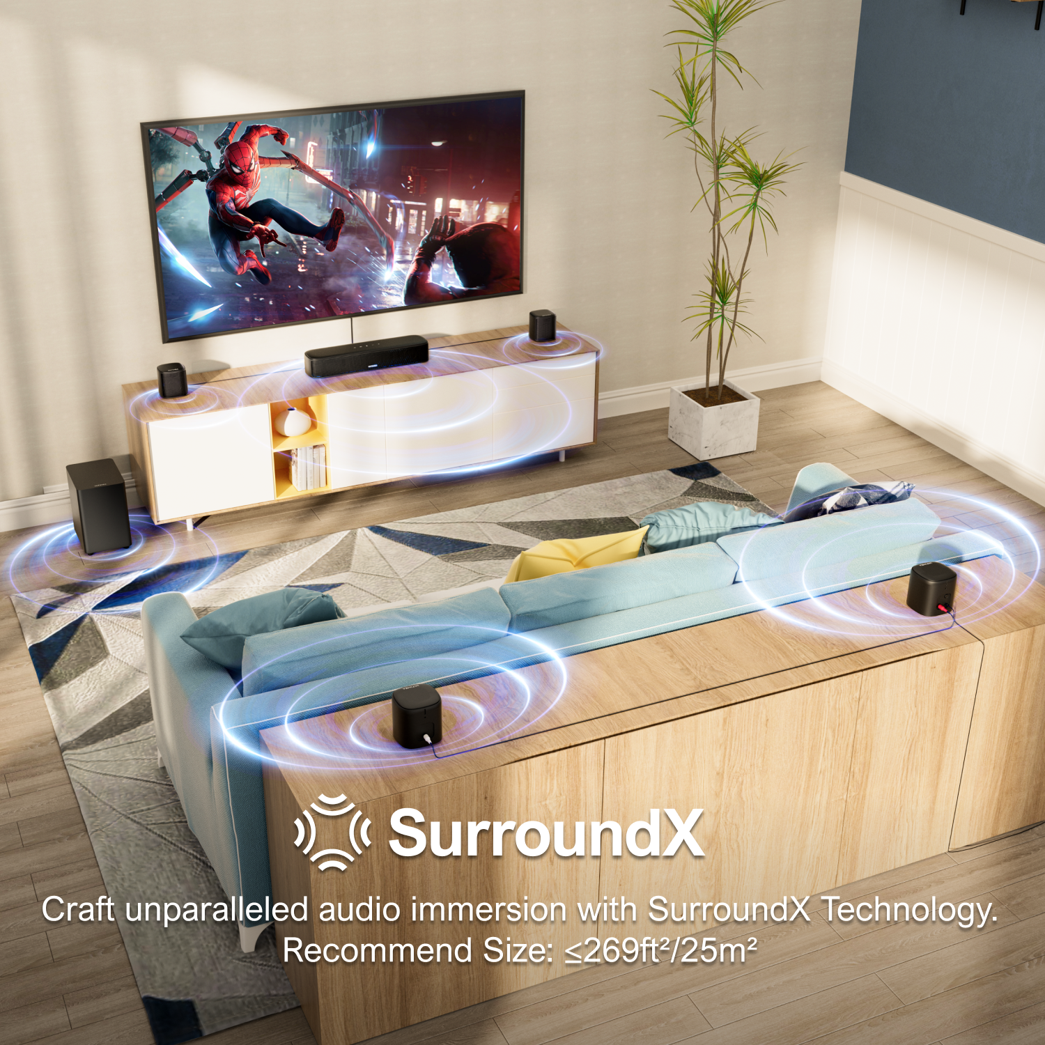 ULTIMEA 7.1 Channel Sound Bar  - Home Cinema Dolby Atmos recension och pris