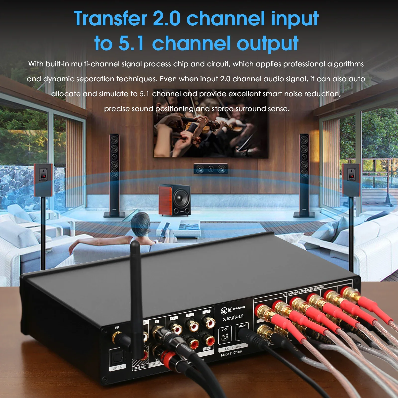Douk Audio 5.1 Channel Digital - Home Cinema Dolby Atmos recension och pris