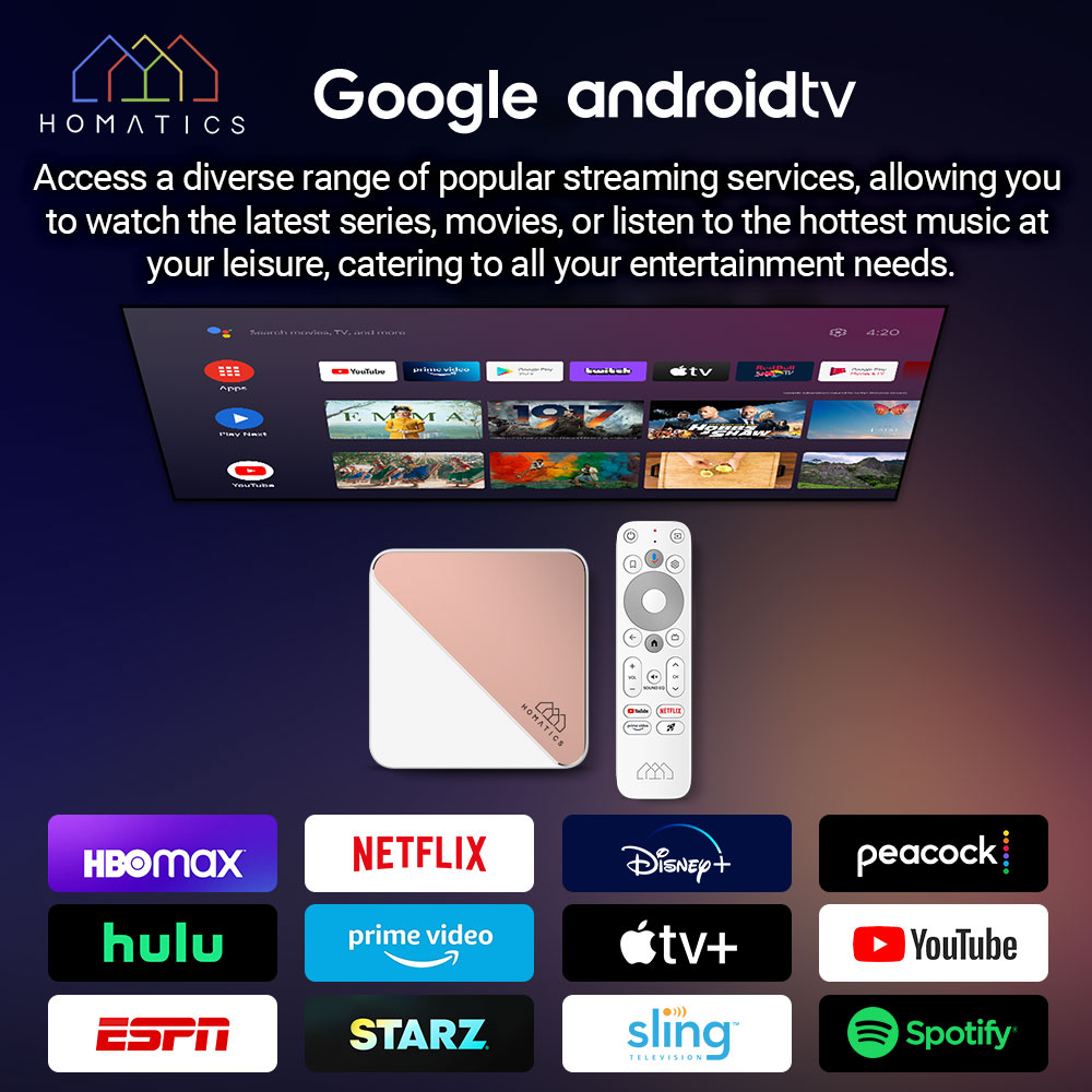 HOMATICS Box R 4K Plus TV Box  - Home Cinema Dolby Atmos recension och pris