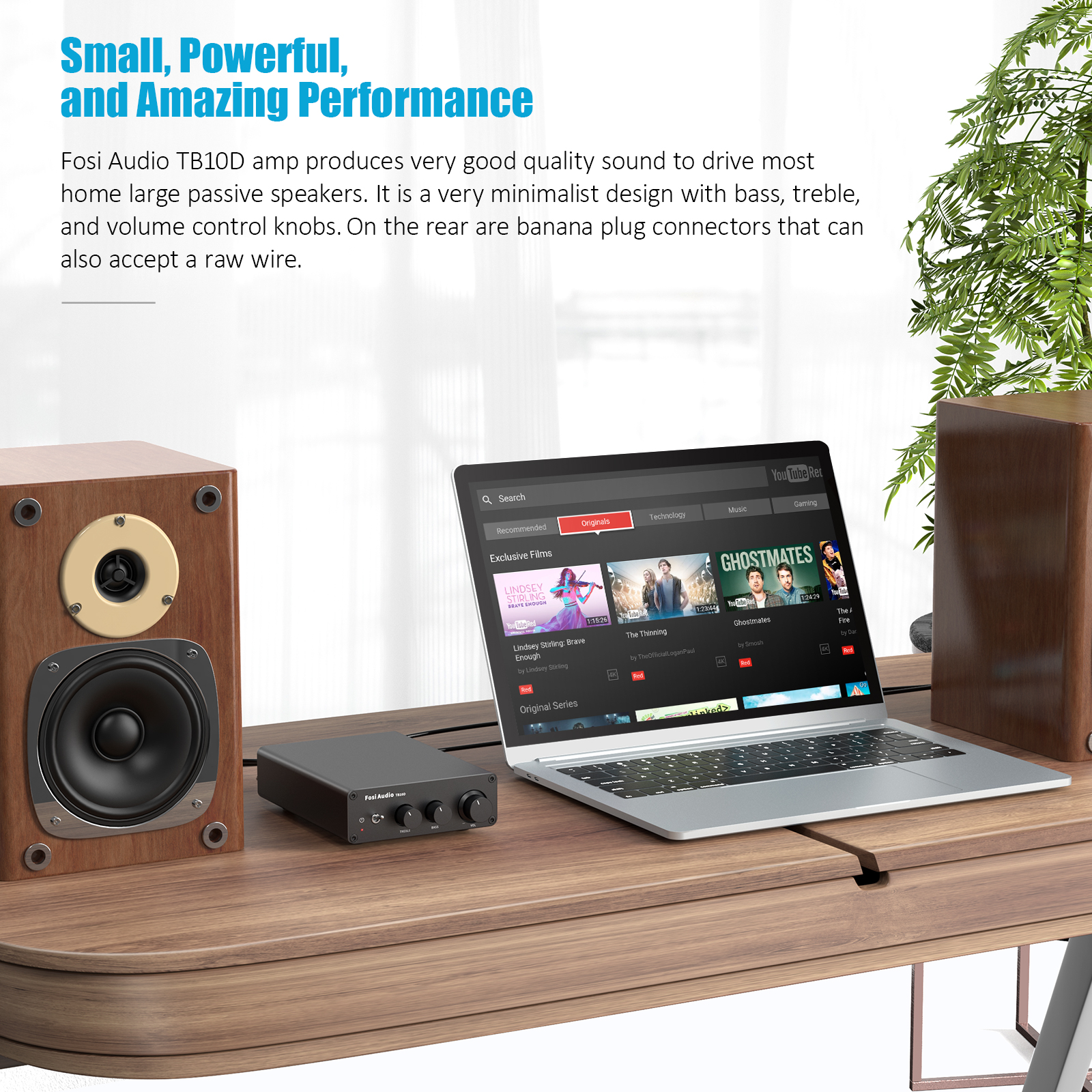 Fosi Audio 300Wx2 HiFi Sound P - Home Cinema Dolby Atmos recension och pris