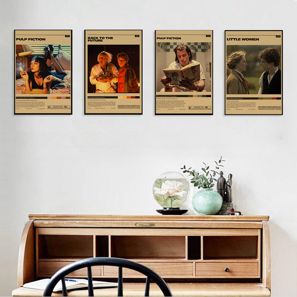 Classic Movie Posters Pulp Fic - Home Cinema Diy recension och pris
