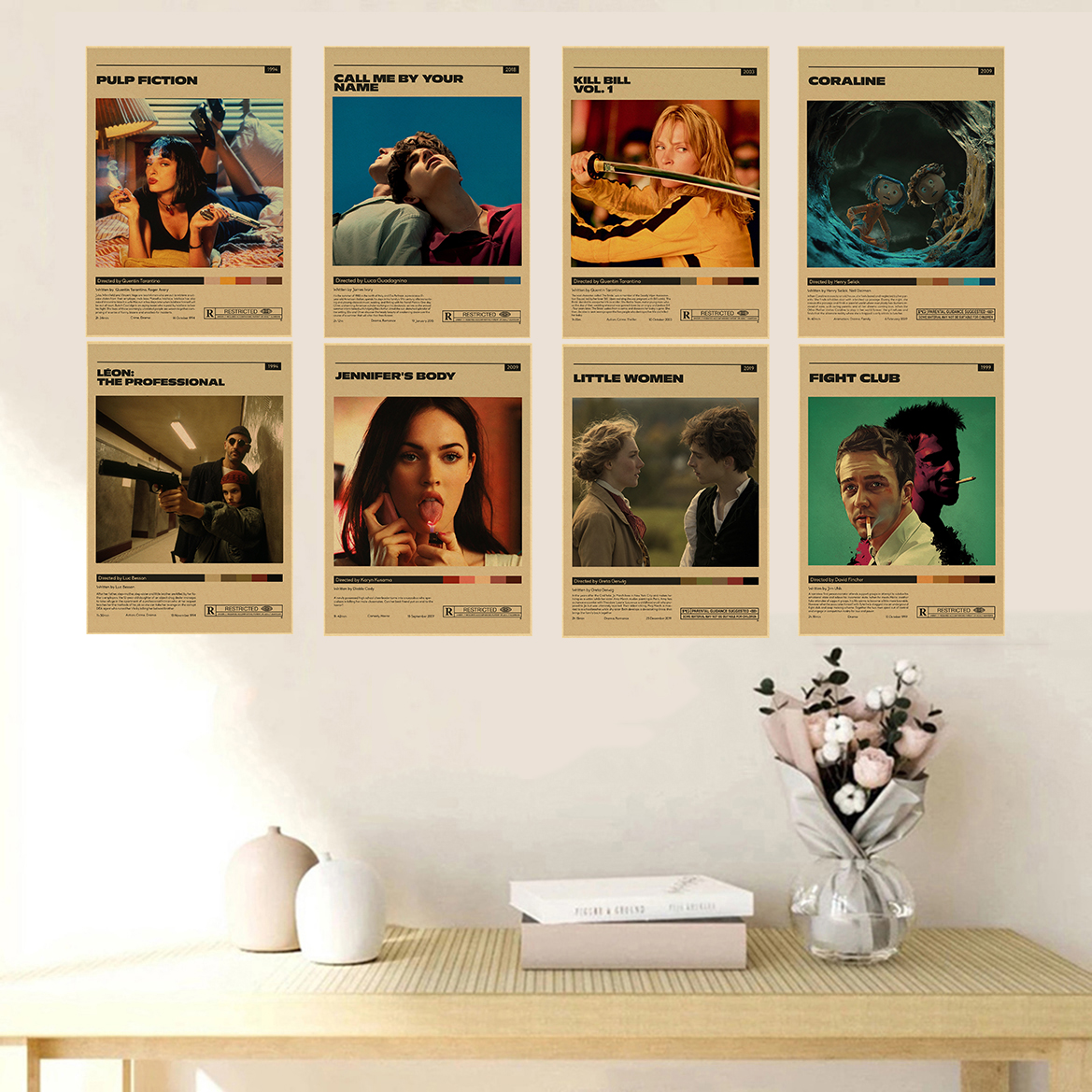 Classic Movie Posters Pulp Fic - Home Cinema Diy recension och pris