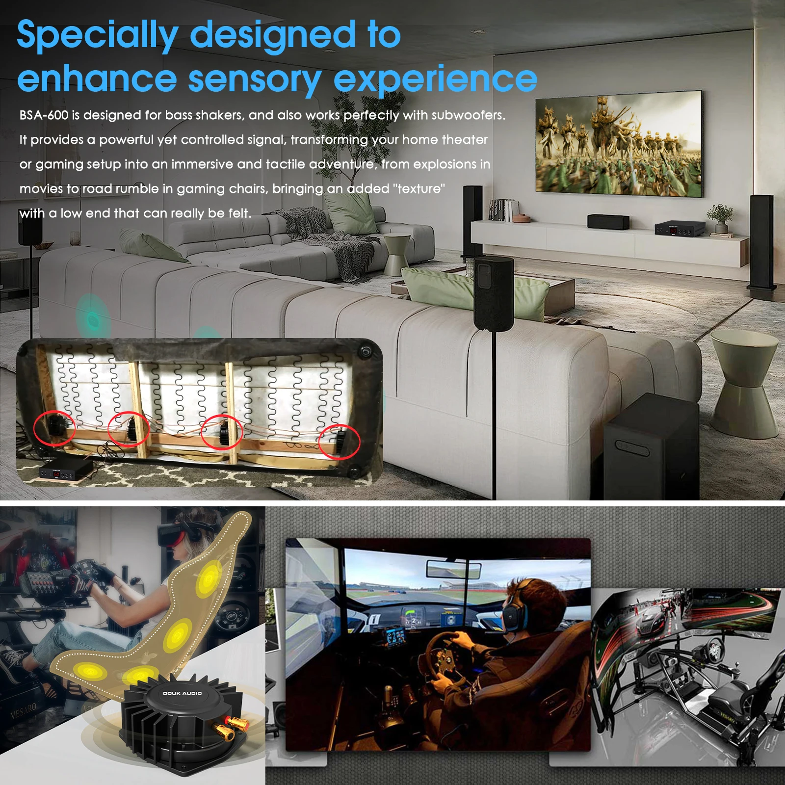 Nobsound BSA-600 230W Bridge S - Home Cinema Dolby Atmos recension och pris