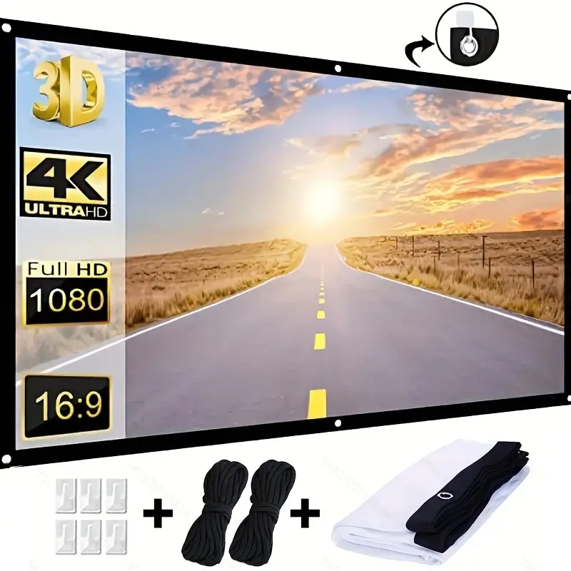 Projector Screen16:9 indoor/ou - Projector Screen 100 Inch recension och pris