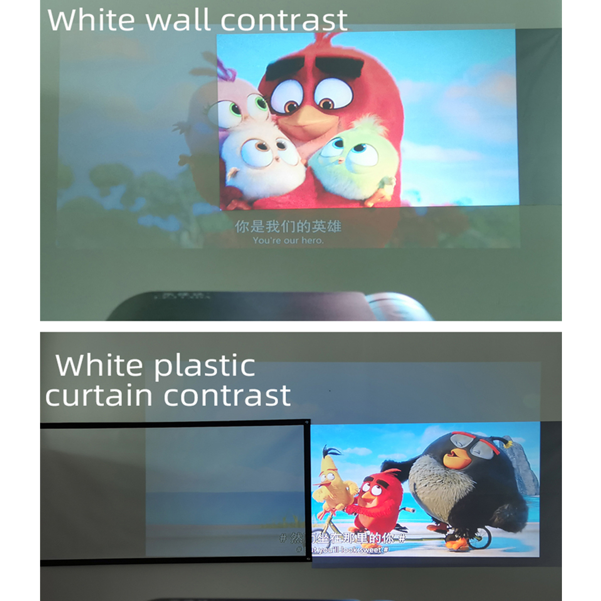 MIXITO Projector Screen Simple - Projector Screen 100 Inch recension och pris