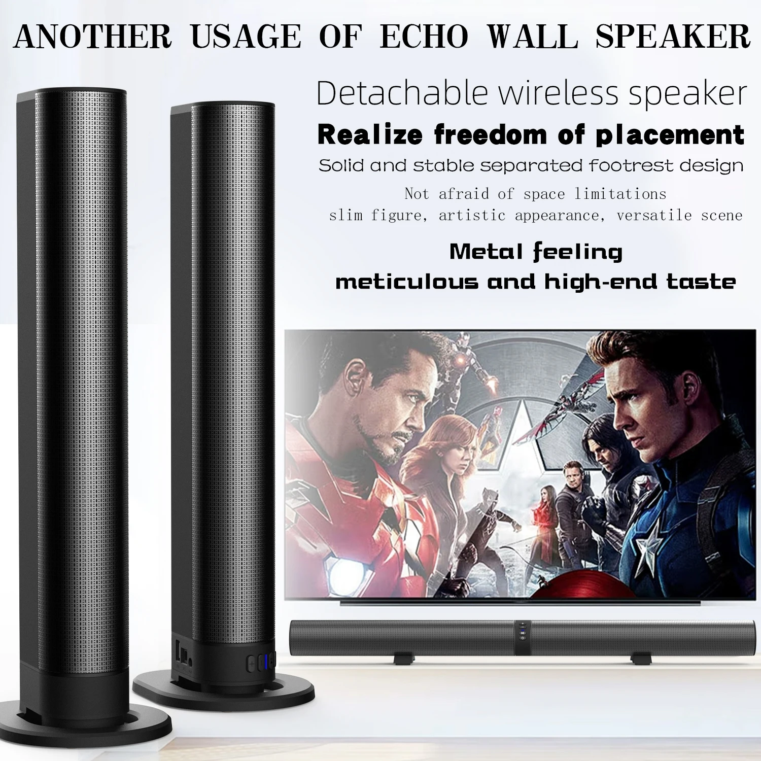 FM Soundbar TV Bluetooth Speak - Home Cinema Speaker System recension och pris